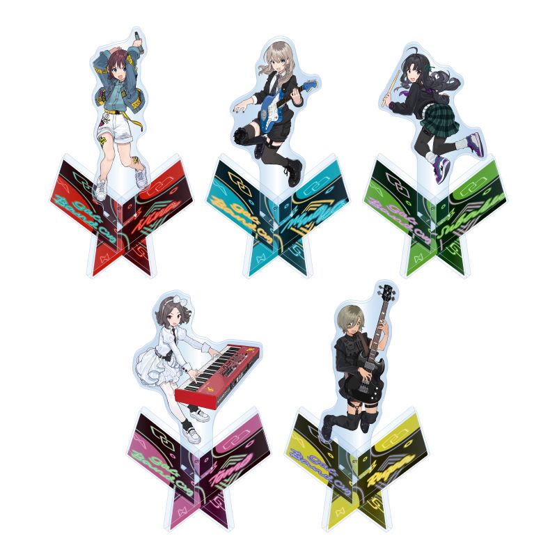 ガールズバンドクライ　バンテンアクリルスタンド(五点セット) アクリルスタンド(全9種) | BD&frasl;CD&frasl;GOODS | アニメ「ガールズバンド