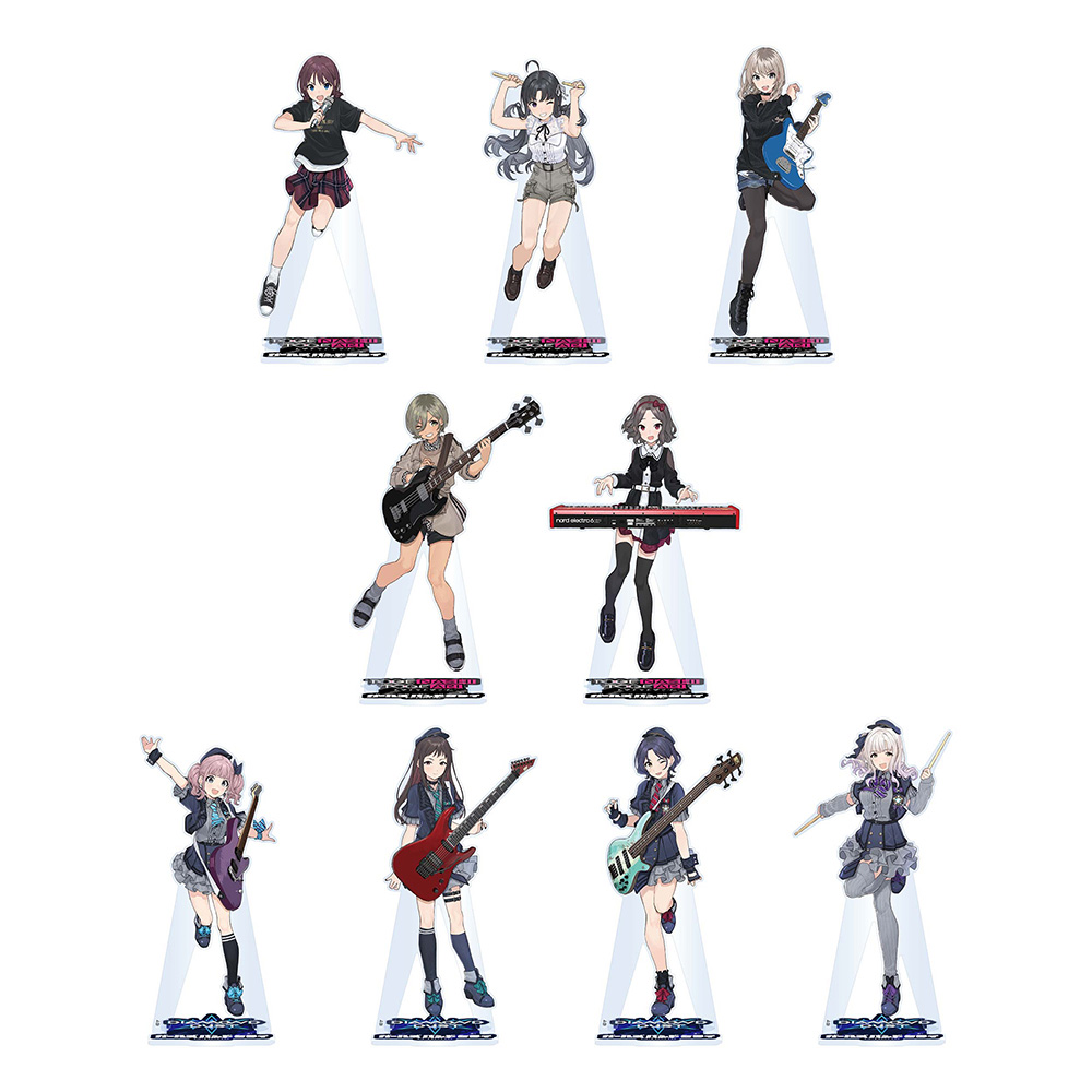 ガールズバンドクライ　バンテンアクリルスタンド(五点セット) アクリルスタンド(全9種) | BD&frasl;CD&frasl;GOODS | アニメ「ガールズバンド