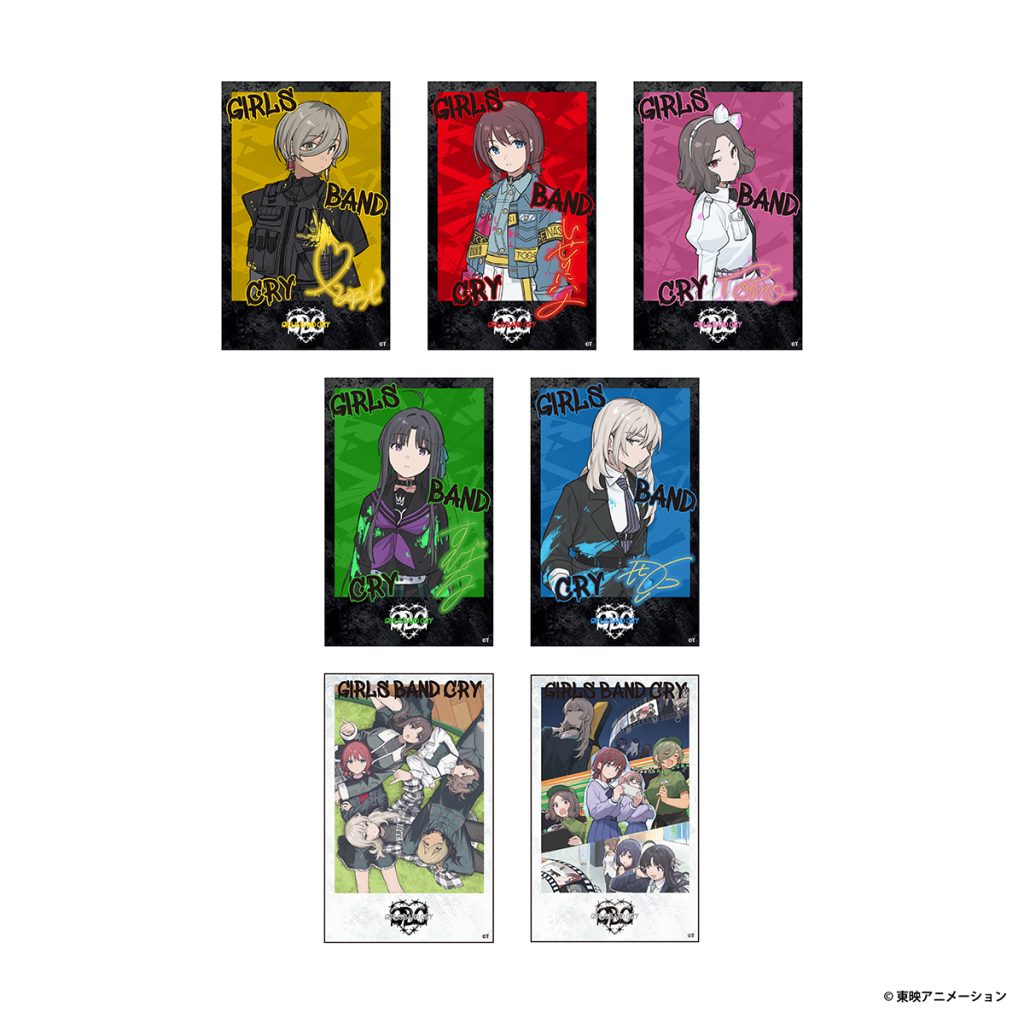 劇場版総集編 ガールズバンドクライ　イオンシネマオリジナル キーホルダー　コンプ アニメ「ガールズバンドクライ」 カプセルラバーキーホルダー