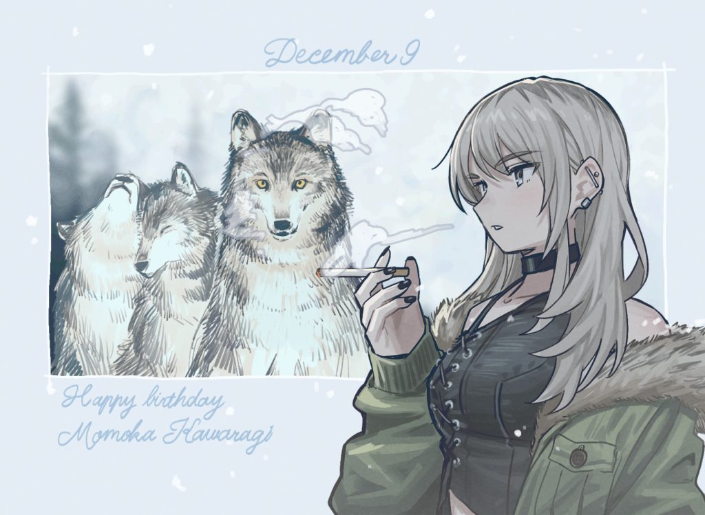 河原木桃香誕生日記念イラスト(2025) | SPECIAL | アニメ「ガールズ